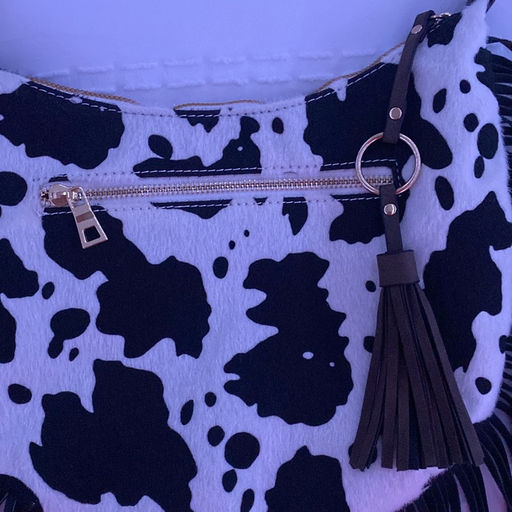 western fringe cowhide purse - Picture 7 of 16